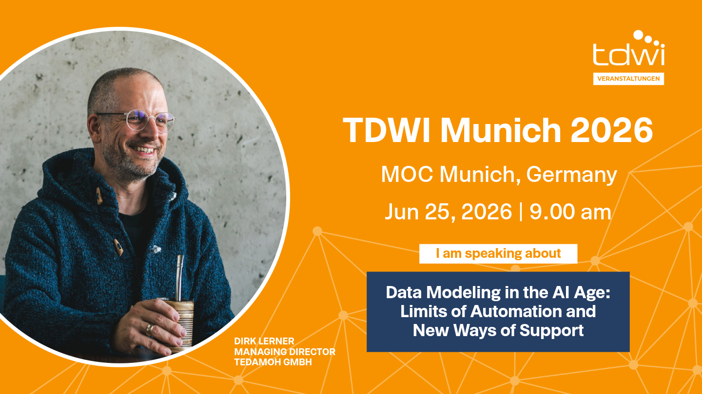 Data Modeling in the AI Age: Limits of Automation and New Ways of Support | TDWI Munich 2026